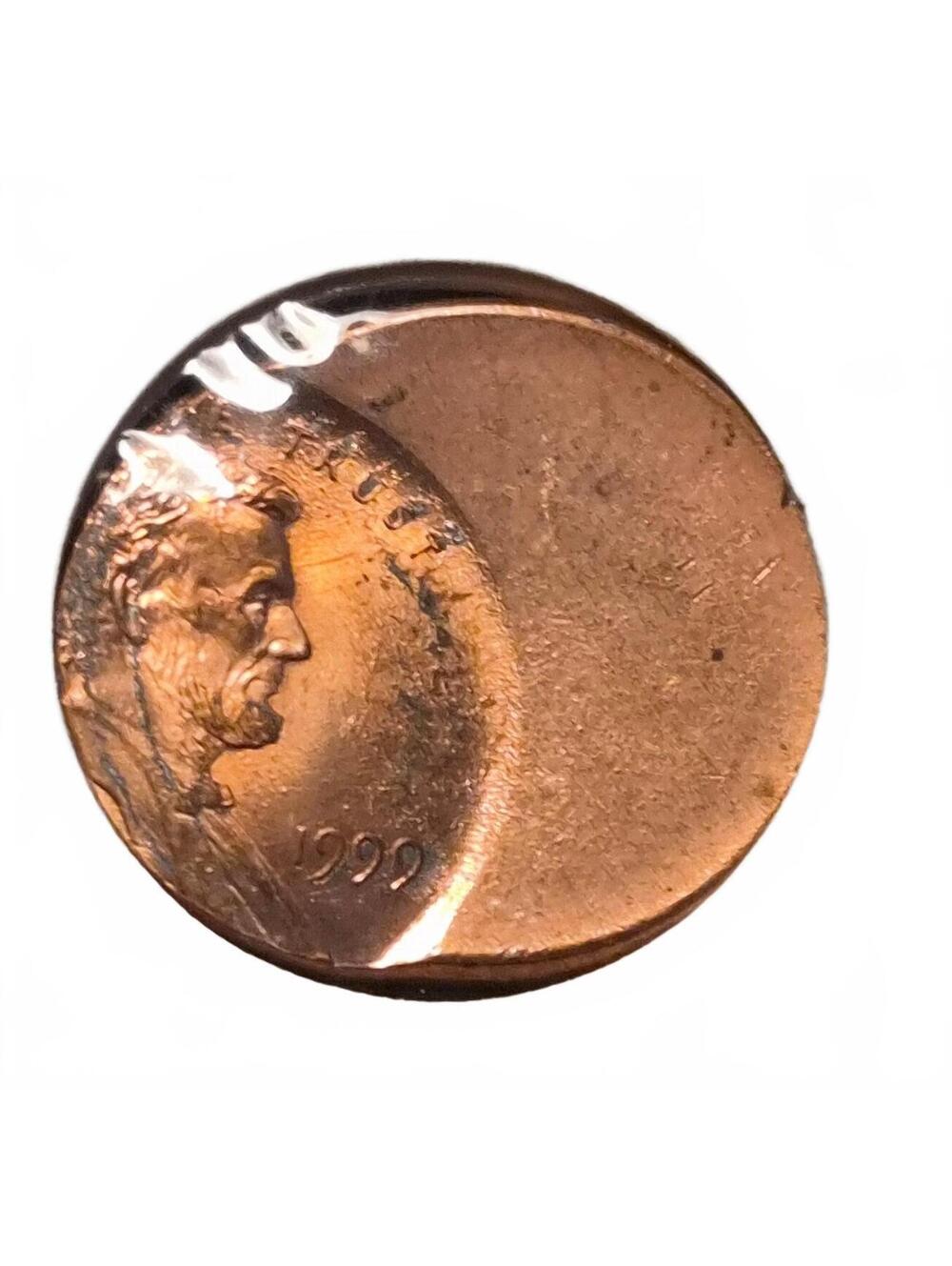 1999 Lincoln Memorial Penny 50% Off-Center Struck #54